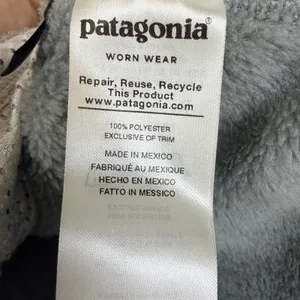 PATAGONIA Women's Re-Tool Snap-T Pullover Grey Fleece, Medium thumbnail 11