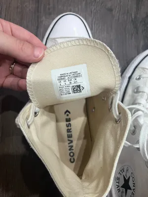 Platform Converse White High-Top Women’s thumbnail 5