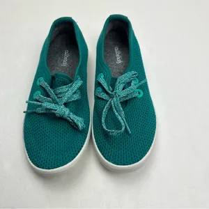 Allbirds Tree Skippers Women's Size‎ 5 Teal Green Boat Tennis Shoes Sneakers thumbnail 6