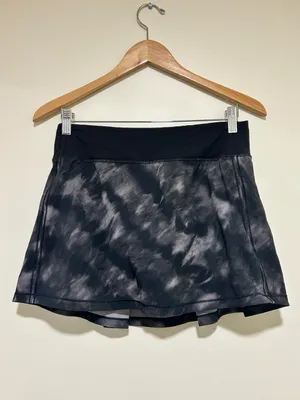 Lululemon Pace Rival Mid Rise Skirt Skort Motion Vista Black Size 6 thumbnail 3