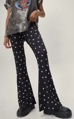 Star Print Flares thumbnail 1