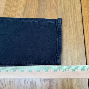Current/Elliott C/E Black High Waisted Pleated Straight Leg Jeans‎ Size 27 thumbnail 5
