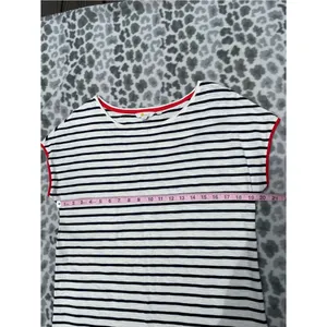 Boden Paulina Jersey Midi Dress US 8R Striped Cotton Coastal Preppy Breton thumbnail 15
