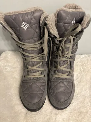 Colombia waterproofing boot with faux lining Sz.10gray thumbnail 4