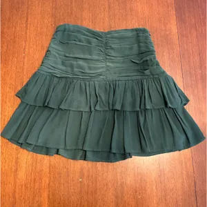 ZARA Forest Green Mini Skirt thumbnail 3