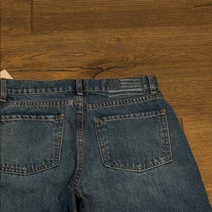 Revice‎ Denim Patchwork Two-Tone Jeans | High Rise Straight Leg | Size 26 | NWT thumbnail 4