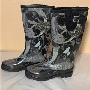 The Sak Signature Tall Rubber Rain Boots Size 6 thumbnail 2