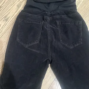 Blank NYC Women's maternity full‎ panel Black Skinny corduroy Jeans size 27 thumbnail 4