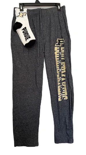 Purdue‎ Boilermaker pajama pants and socks size M Size M thumbnail 1