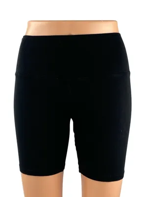 Aritzia TNA Women's Black Mid Rise Yoga Running Athletic Biker Shorts Size S thumbnail 1