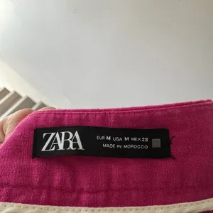 Zara Pink Fuchsia‎ Linen Blend Shorts thumbnail 5