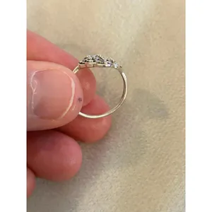 ring band sterling silver 925 beautiful unique lot a2 size 5 1.52g thumbnail 4