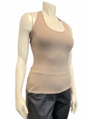 Alo Racerback Tank Top Brown thumbnail 3