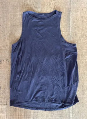 lululemon navy blue tank top shirt thumbnail 1