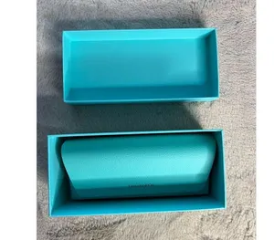 Tiffany & Co Women's Eyeglasses Case Black w/ Blue Accents Full Rim thumbnail 3