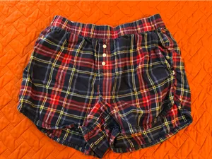 Aerie Flannel Pajama Shorts thumbnail 1
