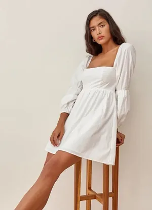 Reformation Michaela Mini Dress Size 8 thumbnail 1