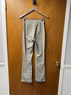 House of CB Laurel High Waisted Trousers Flared Pants Smoke Gray Grey Medium thumbnail 15