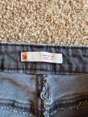 high rise wide leg jeans Blue Size 5 thumbnail 2