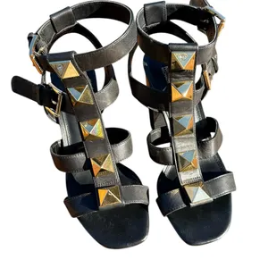 Michael Kors Wren Studded Leather Pyramid Block-heel Gladiator Sandals Sz‎ 5.5 thumbnail 8