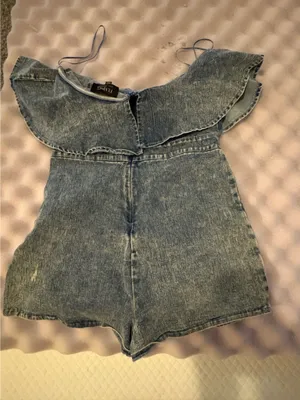 Cheeky Bliss Denim Romper thumbnail 3