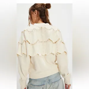Free People Flutterscape Cardigan Sweatshirt thumbnail 3