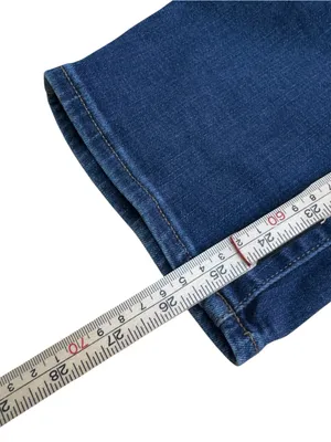 J.Crew High Rise Vintage Straight Crop Jeans Dark Wash Stretch Denim Women’s 31 thumbnail 8