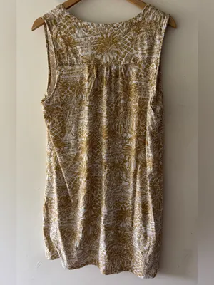 Lilly Pulitzer Dev Dress in Palm Beach Paradise Sand Gold Tropical thumbnail 5