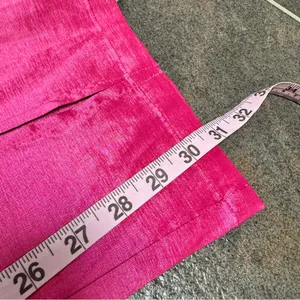 Hosbjerg Elora High Waist Pink Flare Pants Slit Hems Hot Pink Medium M NWT NEW thumbnail 10