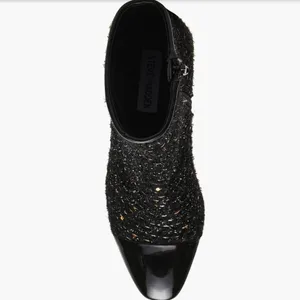 Steve Madden NEW Eiffel Bootie (Women) 8M, BLACK MULTI thumbnail 6