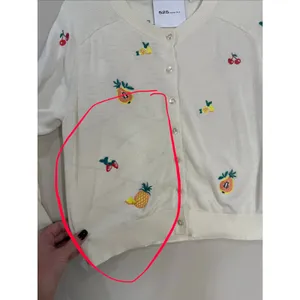 525 America embroidered Patch Sweater cardigan XS thumbnail 6