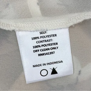 Astr the Label Floral Chiffon‎ Layered Split Black Crop Blouse Blush XS thumbnail 12