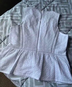 Juliet Peplum Eyelet Blouse thumbnail 4