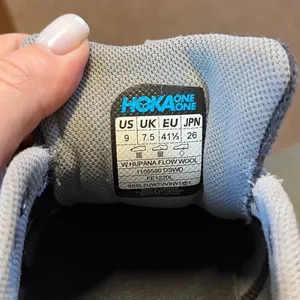 ✨Hoka One One - Hupana Flow Wool Dark Shadow Sz 9 Sneakers✨ thumbnail 8