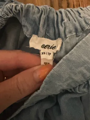 Aerie skirt denim thumbnail 4