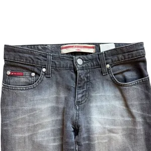 Womens Lee Cooper Gray Rinse Fitted Waist Flare Leg Jeans - Sz 28 thumbnail 2