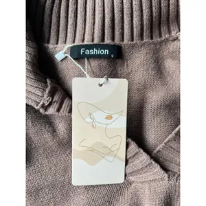 NWT Women's Long Sleeve V Neck‎ Sweater Collar Ribbed Knit Mini Dress Size Small thumbnail 7