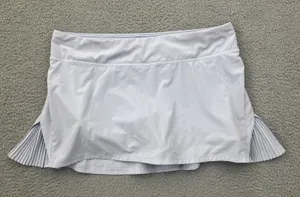 Lululemon Play Off The Pleats Skirt Skort Cool Breeze Athletic Tennis Women's 12 thumbnail 1