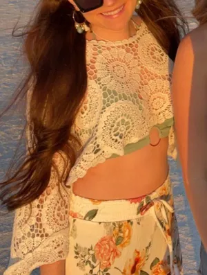 SheIn Swimsuit Coverup Top thumbnail 1