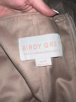 Birdie Gray Bridesmaid Dress thumbnail 2