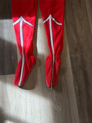 DC Comics Red Wonder Woman-Inspired Girls One-Piece Pajamas thumbnail 5