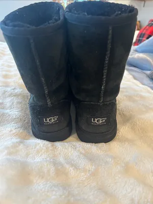 UGG Black Shearling Lined Boot thumbnail 4