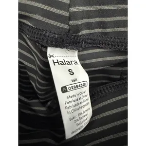 Halara High Steel Stripe Waisted Stripe Flare Yoga Pilates Pants Pockets S Tall thumbnail 6