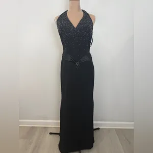 Jovani‎ Black Beaded Prom Dress thumbnail 15