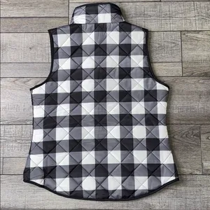 Aspen Quilted Puffer Checkered Vest Black Size L thumbnail 5