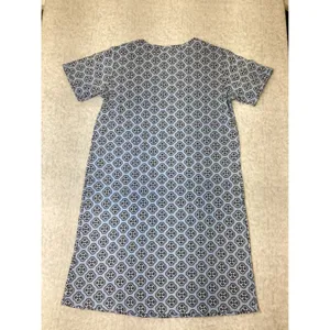 Vera Bradley Womens Blue‎ Medallion Cotton Short Sleeve Shift Dress M 1961676 thumbnail 4