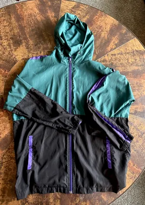 Vintage raincoat Green Size M thumbnail 1