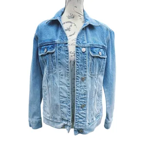 Abercrombie & Fitch Ombre Denim Trucker Jacket Blue‎ Gradient Womens Small thumbnail 2