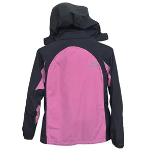 The North Face Womens Pink HyVent snow‎ Ski Jacket Hooded Waterproof 3in1 Large thumbnail 6