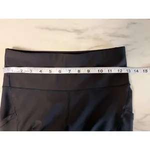 Athleta Interval Stash 7/8 Tight Black High Rise Leggings 821389-03 Small thumbnail 8